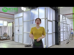 掘削施設 ISO クリーンルーム モジュラルのPVC壁パネル組立 硬壁FFU クリーンルーム