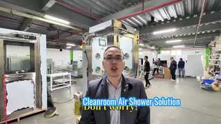 角の空気シャワー