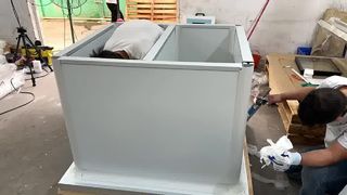 クリーンルームモデル設置工程Ⅱ