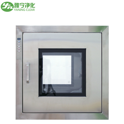 YANING ISO 埋め込まれたドアが付いているクリーンルームのパス ボックスのステンレス鋼の静的なパス ボックス