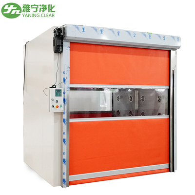Ce オートドア クリーンルーム エアシャワー 2.6kw 380v PVC 急速ローリングシャッター ドア