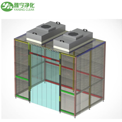 クラス 100 携帯用モジュラー クリーン ルーム ISO 5 の迅速な設置 FFU クリーン ルーム