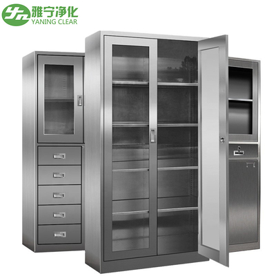 層流の衣服のキャビネット0.8Kw 1.2mmの厚さのワードローブの戸棚