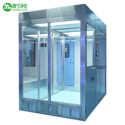 YANING ISO認定 GMP 清潔室 ステンレス鋼 層状空気流 清潔ブース 新品 空気浄化設備