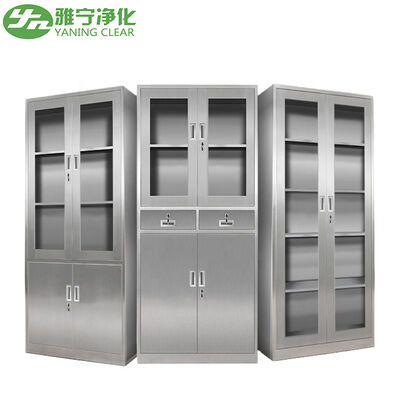 手術室と外科保管のための簡単な消毒とAISI 304 SSステンレス鋼医療キャビネット