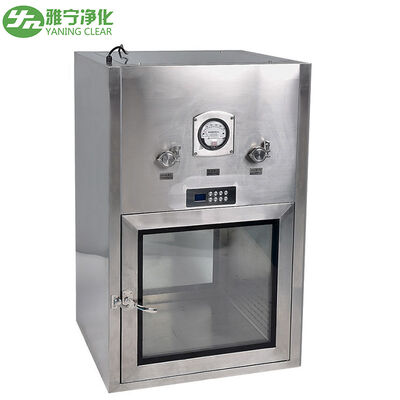ステンレススチール SUS304/201 クリーンルームパスボックス 電気的なインターロックとカスタマイズ可能な寸法