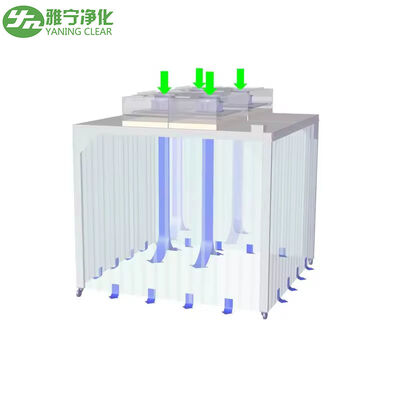 HEPAフィルター99.99%効率性のあるSUS304クリーンルームブース